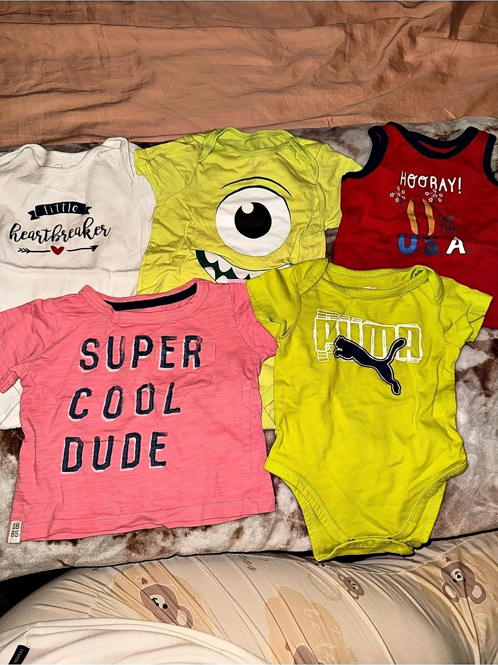 Mixed brands Baby Clothing Lot Pink Green Red